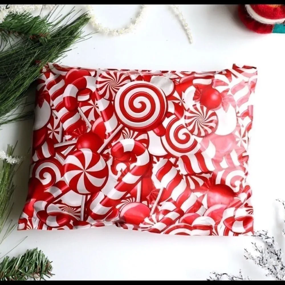 Poly Mix 6x9 10x13 50 pcs XMAS Bundle stickers